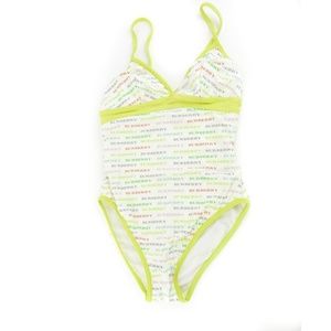 BURBERRY London: Multicolor Logo Swimsuit (oq)